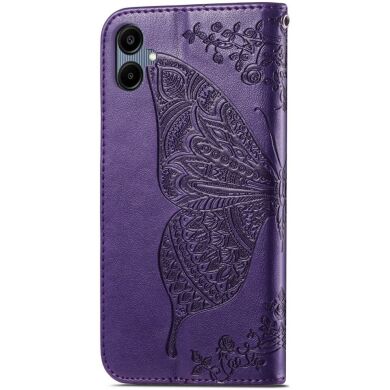 Чехол UniCase Butterfly Pattern для Samsung Galaxy A06 (A065) - Dark Purple