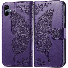 Чехол UniCase Butterfly Pattern для Samsung Galaxy A06 (A065) - Dark Purple