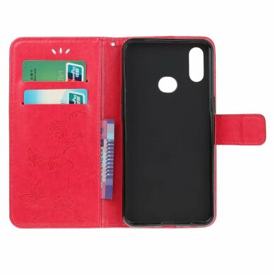 Чехол UniCase Butterfly Pattern для Samsung Galaxy A10s (A107) - Red