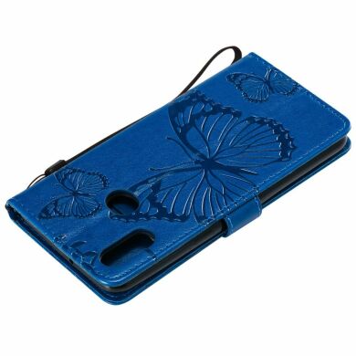 Чехол UniCase Butterfly Pattern для Samsung Galaxy A10s (A107) - Blue