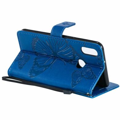 Чехол UniCase Butterfly Pattern для Samsung Galaxy A10s (A107) - Blue