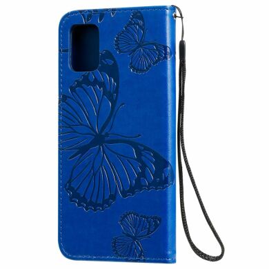 Чохол UniCase Butterfly Pattern для Samsung Galaxy A51 (А515) - Blue