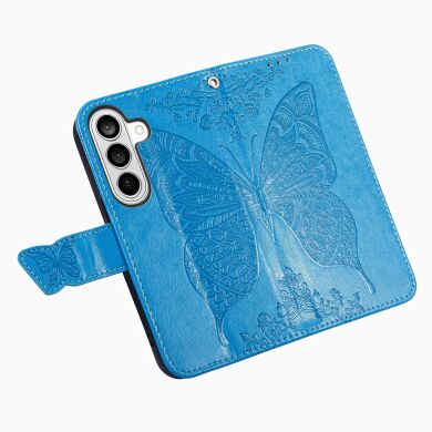 Чохол UniCase Butterfly Pattern для Samsung Galaxy A57 (A576) - Blue