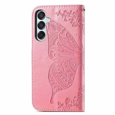 Чохол UniCase Butterfly Pattern для Samsung Galaxy M15 (M156) - Pink
