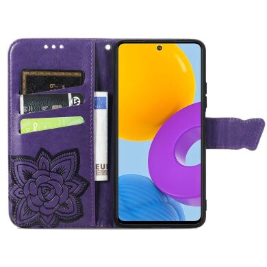 Чехол UniCase Butterfly Pattern для Samsung Galaxy M52 (M526) - Purple