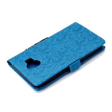 Чехол UniCase Leaf Wallet для Samsung Galaxy J4 2018 (J400) - Light Blue