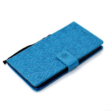 Чехол UniCase Leaf Wallet для Samsung Galaxy J4 2018 (J400) - Light Blue