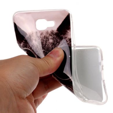 Силіконовий чохол Deexe Life Style для Samsung Galaxy J5 Prime, Cool Cat