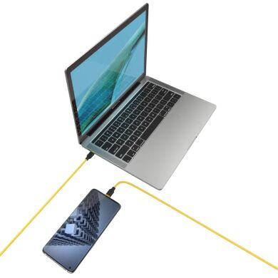 Кабель Sharge Highly-Elastic Type-C to Type-C (100W, 1.5m) - Black