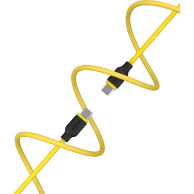 Кабель Sharge Highly-Elastic Type-C to Type-C (100W, 1.5m) - Black