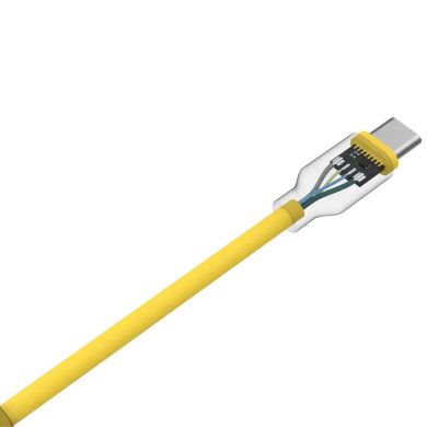 Кабель Sharge Highly-Elastic Type-C to Type-C (100W, 1.5m) - Black