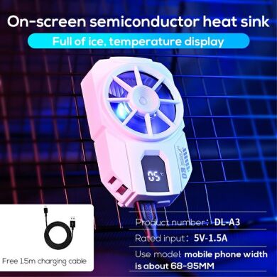 Кулер-вентилятор для смартфона MEMO Phone Cooler - Black