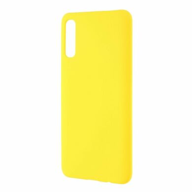 Пластиковый чехол Deexe Hard Shell для Samsung Galaxy A70 (A705) - Yellow