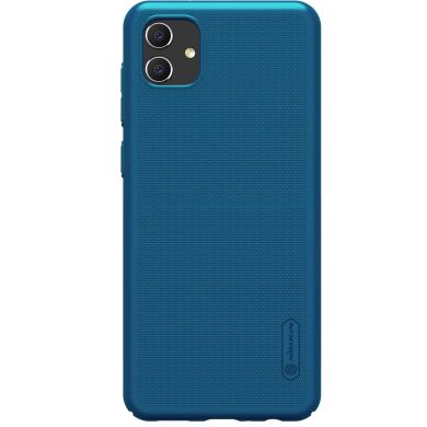 Пластиковый чехол NILLKIN Frosted Shield для Samsung Galaxy A04 (A045) - Blue