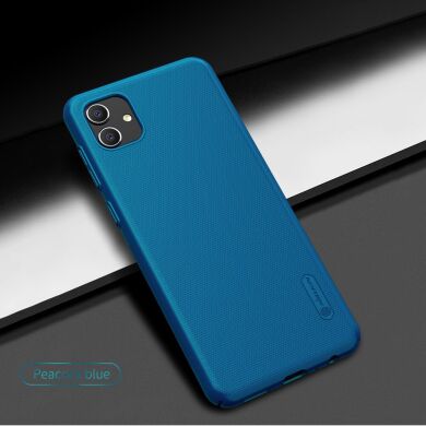 Пластиковый чехол NILLKIN Frosted Shield для Samsung Galaxy A04 (A045) - Blue