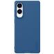 Пластиковый чехол NILLKIN Frosted Shield Pro для Samsung Galaxy S25 Edge (S937) - Blue. Фото 1 из 21