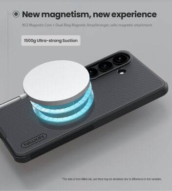 Пластиковий чохол NILLKIN Frosted Shield Pro Magnetic для Samsung Galaxy S26 - Black