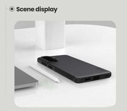 Пластиковий чохол NILLKIN Frosted Shield Pro Magnetic для Samsung Galaxy S26 - Black