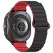 Ремешок Deexe Magnetic Strap для Samsung Galaxy Watch Ultra (47mm) - Black / Red. Фото 1 из 7