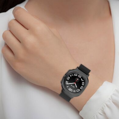 Ремешок Deexe Milanese Stainless Steel для Samsung Galaxy Watch Ultra (47mm) - Starlight