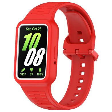 Ремінець Deexe Prime Strap для Samsung Galaxy Fit 3 - Red