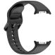 Ремешок Deexe Silicone Band для Samsung Galaxy Watch 8 (40/44mm) / 8 Classic - Black. Фото 4 из 7