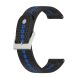 Ремешок Deexe Sport Style для часов с шириной крепления 22 мм - Black / Blue. Фото 2 из 11