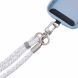 Ремешок для смартфона Deexe Crossbody Strap - Grey / White. Фото 3 из 5