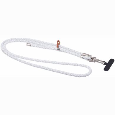 Ремешок для смартфона Deexe Crossbody Strap - Grey / White