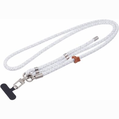 Ремешок для смартфона Deexe Crossbody Strap - Grey / White