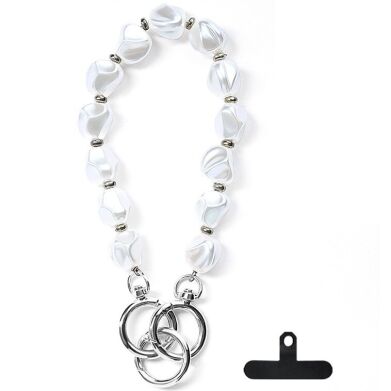 Ремінець для смартфона Leeu Design Pearl Bracelet - Silver