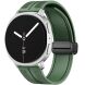 Ремешок KALEBOL Magnetic Nylon Band для Samsung Galaxy Watch 8 (40/44mm) / 8 Classic - Green. Фото 2 из 6