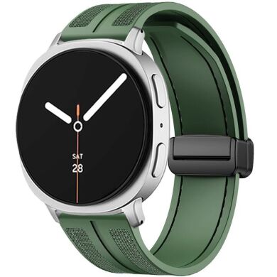 Ремешок KALEBOL Magnetic Nylon Band для Samsung Galaxy Watch 8 (40/44mm) / 8 Classic - Green