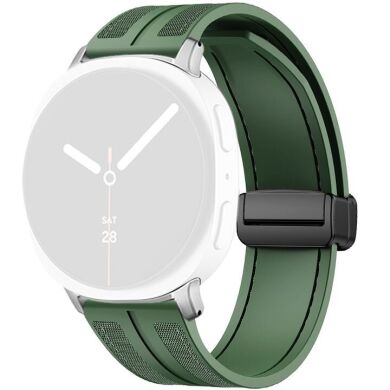 Ремешок KALEBOL Magnetic Nylon Band для Samsung Galaxy Watch 8 (40/44mm) / 8 Classic - Green
