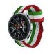 Ремешок UniCase Nylon для Samsung Galaxy Watch 46mm / Watch 3 45mm / Gear S3 - Green / White / Red. Фото 1 из 5