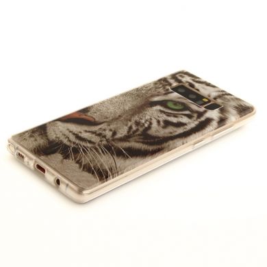 Силиконовый чехол Deexe Life Style для Samsung Galaxy Note 8 (N950) - Tiger Pattern