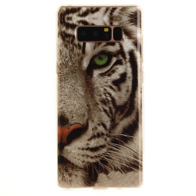 Силиконовый чехол Deexe Life Style для Samsung Galaxy Note 8 (N950) - Tiger Pattern