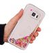 Силиконовая накладка Deexe Fashion Glitter для Samsung Galaxy S7 (G930) - Gold. Фото 6 из 7