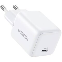 Сетевое зарядное устройство UGREEN X512 GaN 20W (Type-C) 55554 - White