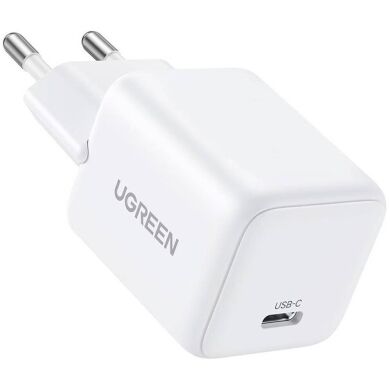 Сетевое зарядное устройство UGREEN X512 GaN 20W (Type-C) 55554 - White