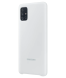 Силіконовий чохол Silicone Cover для Samsung Galaxy A51 (А515) EF-PA515TWEGRU - White