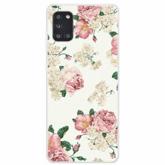 Силіконовий (TPU) чохол Deexe Life Style для Samsung Galaxy A31 (A315) - Blooming Flowers
