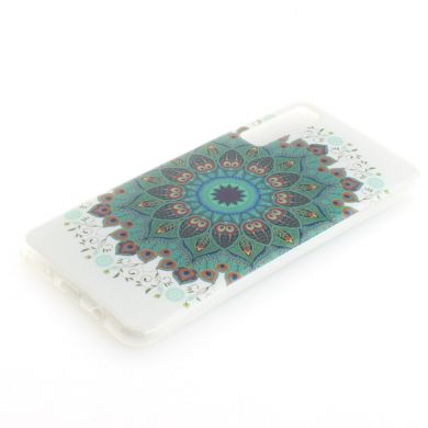 Силиконовый (TPU) чехол Deexe Life Style для Samsung Galaxy A7 2018 (A750) - Mandala Flower