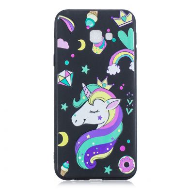 Силіконовий (TPU) чохол Deexe Life Style для Samsung Galaxy J4+ (J415) - Shy Unicorn