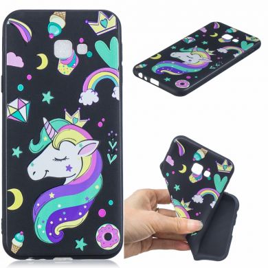 Силіконовий (TPU) чохол Deexe Life Style для Samsung Galaxy J4+ (J415) - Shy Unicorn