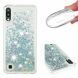 Силіконовий (TPU) чохол Deexe Liquid Glitter для Samsung Galaxy A10 (A105) - Baby Blue