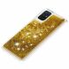 Силиконовый (TPU) чехол Deexe Liquid Glitter для Samsung Galaxy A71 (A715) - Gold. Фото 4 из 7