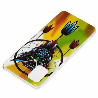 Силиконовый (TPU) чехол Deexe LumiCase для Samsung Galaxy A51 (А515) - Owl Dream Catcher