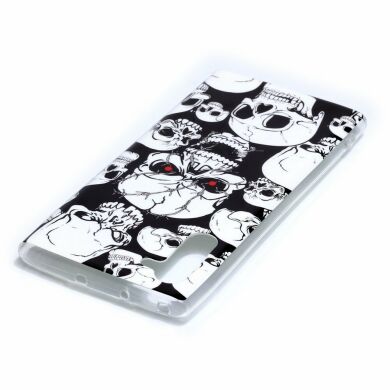 Силіконовий (TPU) чохол Deexe LumiCase для Samsung Galaxy Note 10 (N970) - Skull