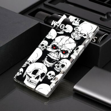 Силіконовий (TPU) чохол Deexe LumiCase для Samsung Galaxy Note 10 (N970) - Skull